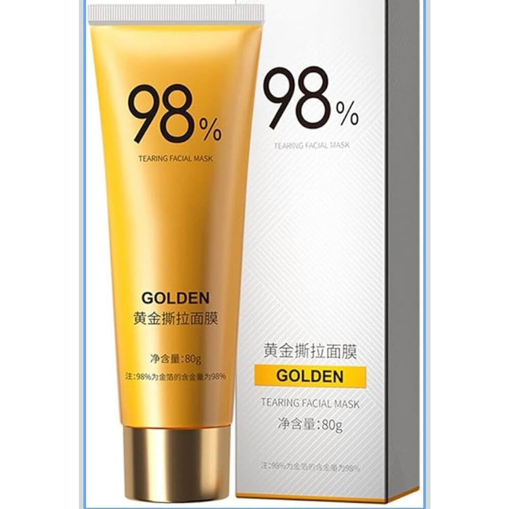 Beilingmei 98.4% Golden Peel off facial mask. Reduce fine lines Anti Aging